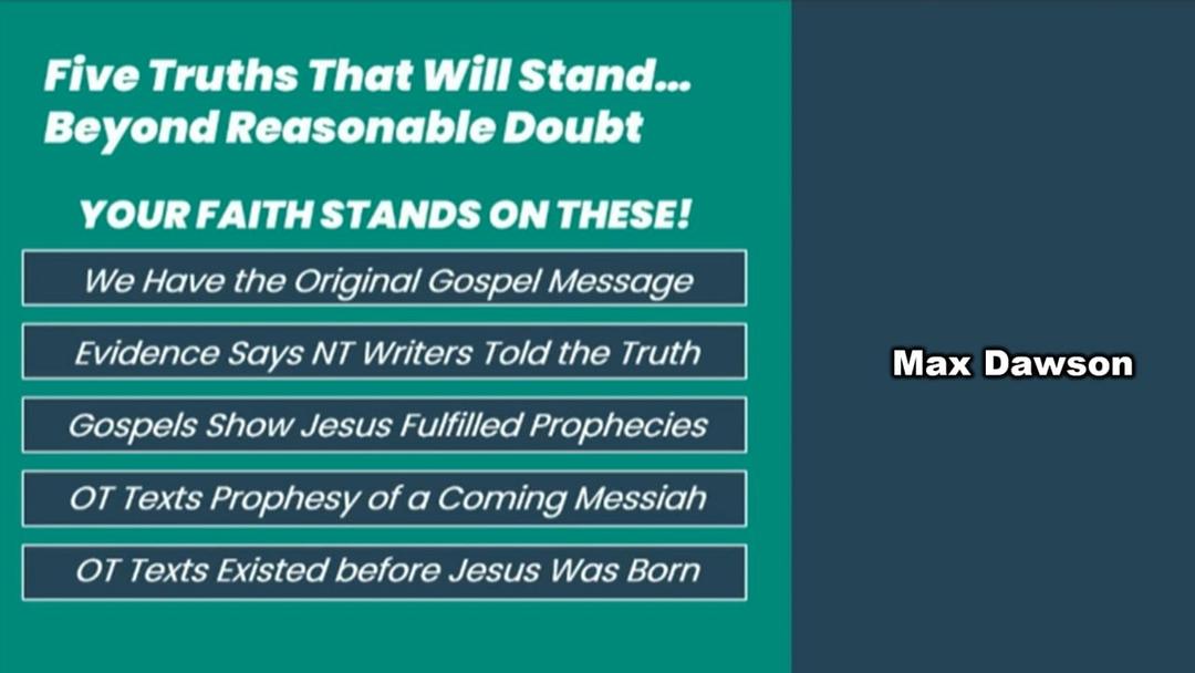 Beyond Reasonable Doubt - Max Dawson 6-25-23 PM