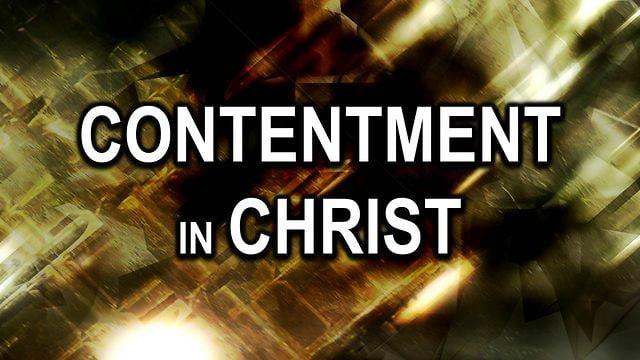 Contentment in Christ (Benjamin Lee)