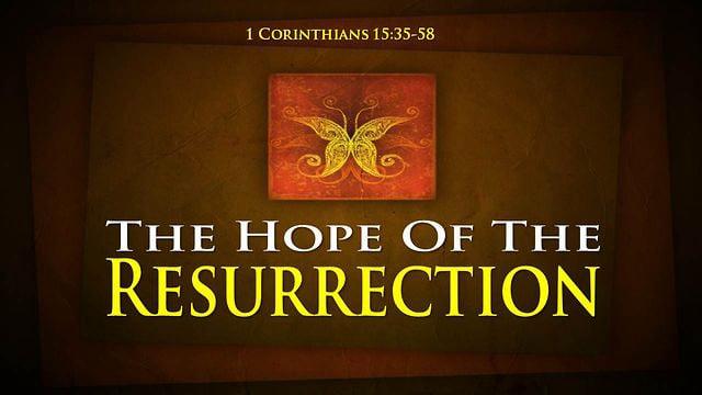 The Hope of the Resurrection (Tim Jennnings)