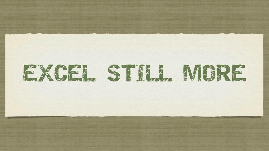 "Excel Still More" (Kris Emerson)