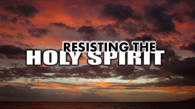 Resisting The Spirit (Benjamin Lee)