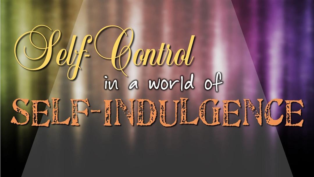 Self Control In A World Of Self Indulgence (Reagan McClenny)