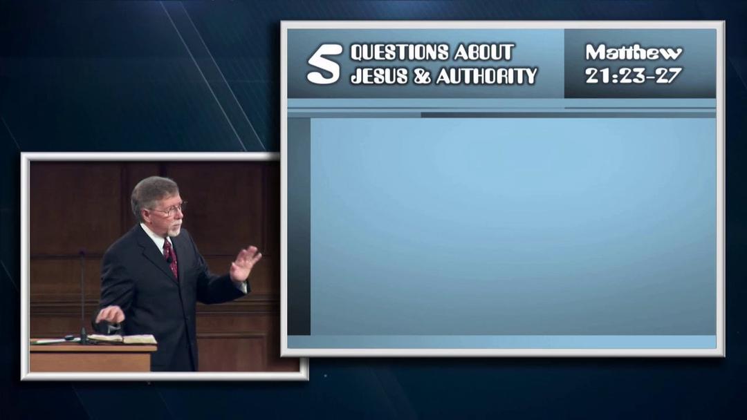 5 Questions About Jesus and Authority (Max Dawson)