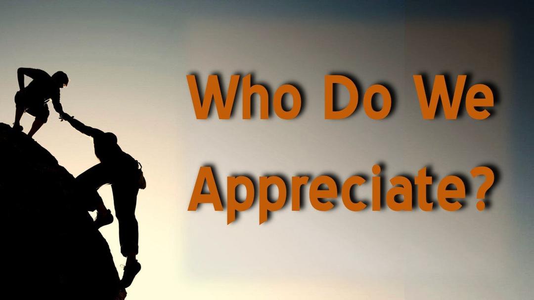 Who Do We Appreciate? {Kris Emerson)