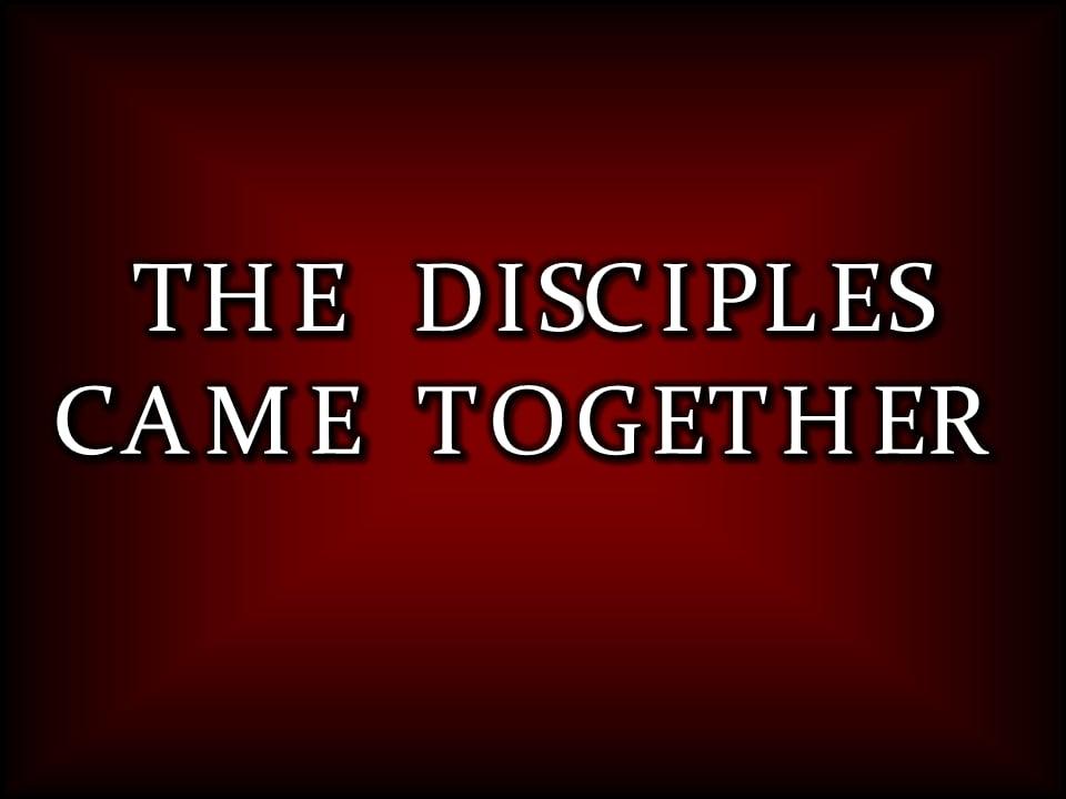 9-14-14AM Max Disciples