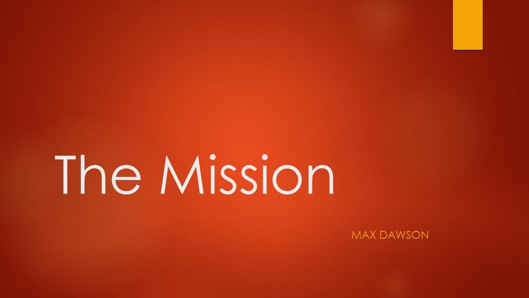 The Mission (Max Dawson)