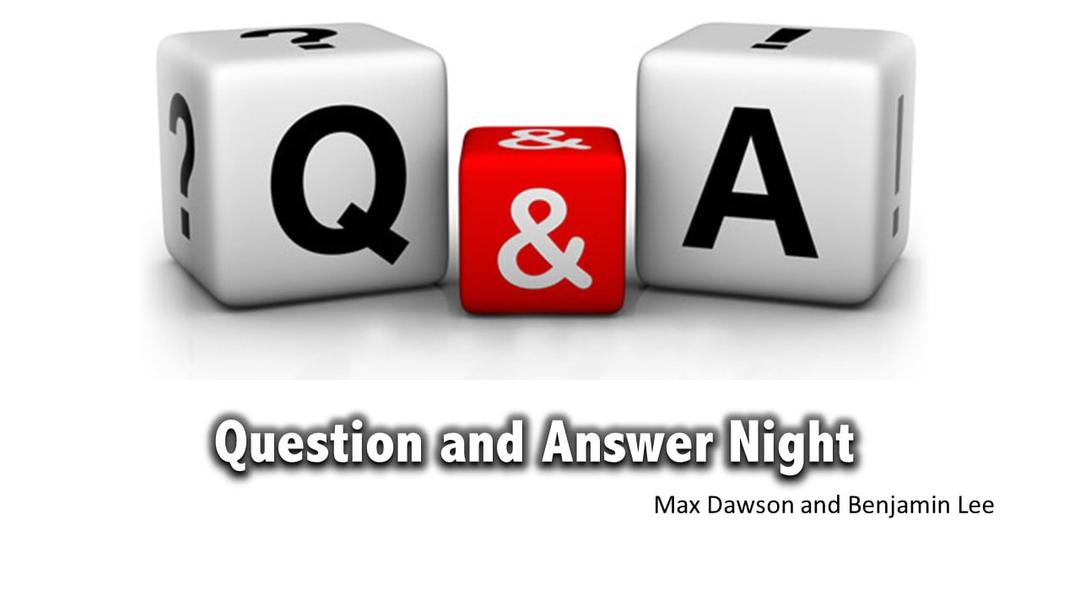 Question and Answer Night (092715)