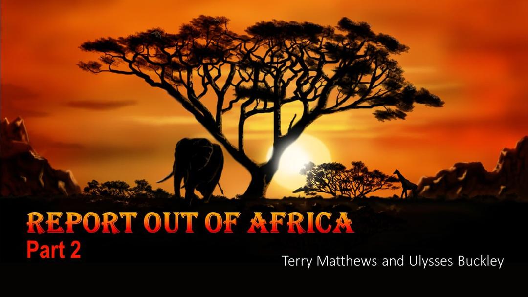 Report Out of Africa - Part 2