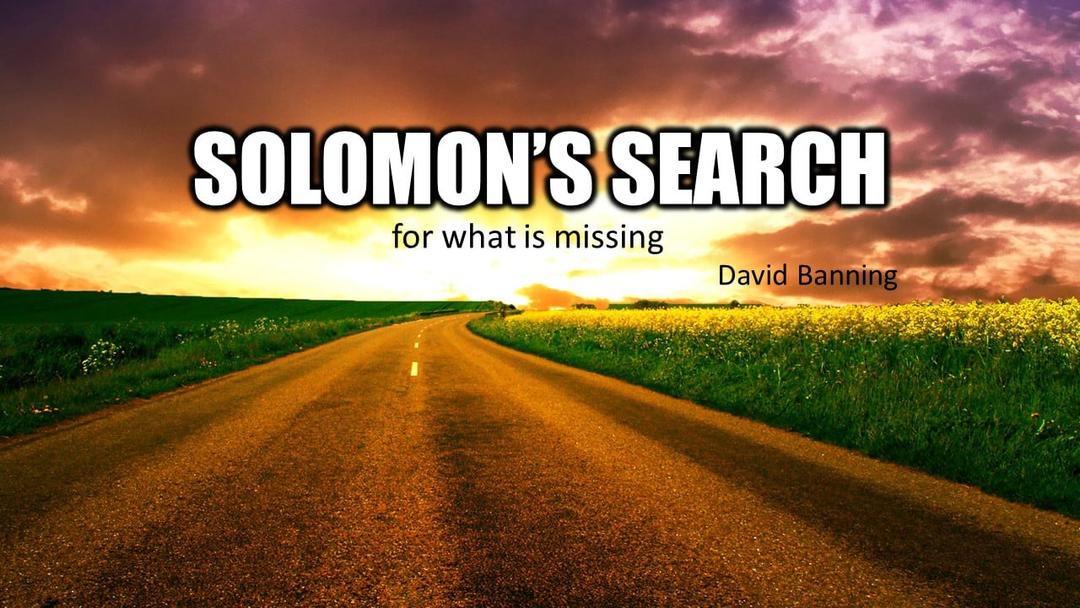 Solomon's Search (David Banning)