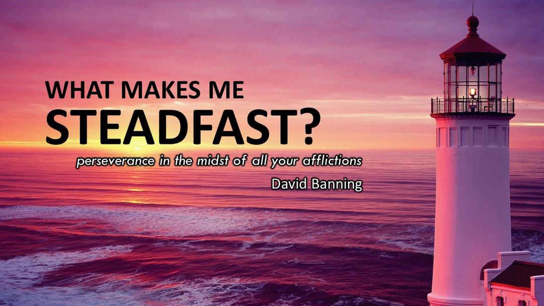 What Makes Me Steadfast? (David Banning)