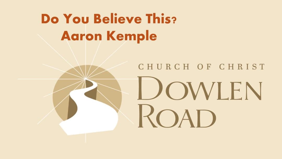 Do You Believe This?