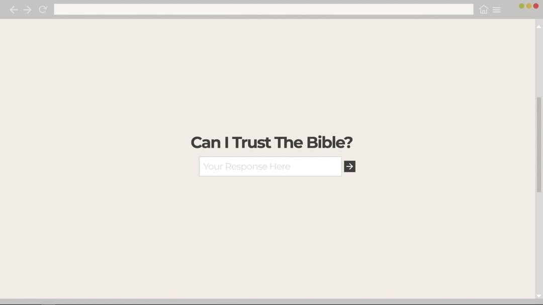 Is The Bible Reliable?